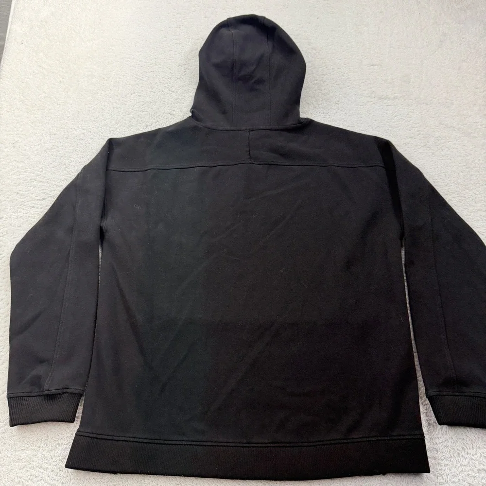 UNRL Saints Hockey LXIX Black Performance Hoodie Mens Large Cotton Blend Stretch